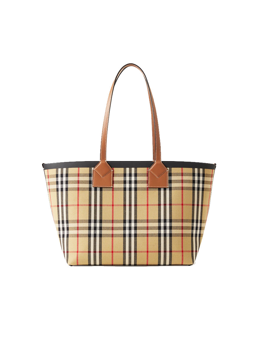 Small London Tote in Briar Brown/Black