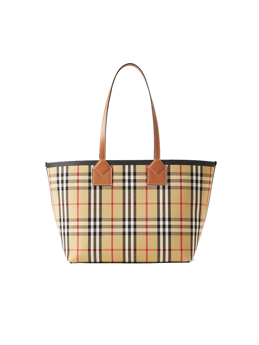 Small London Tote in Briar Brown/Black