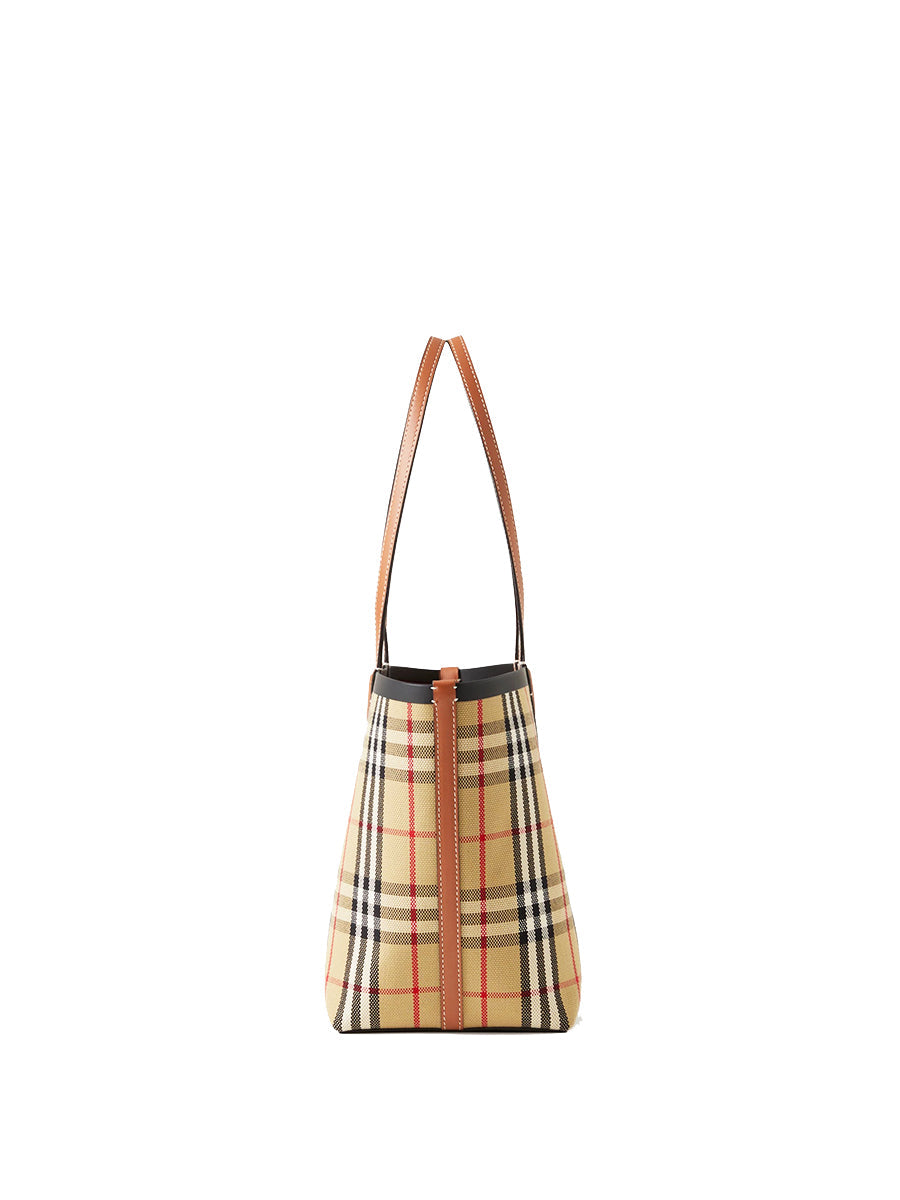Small London Tote in Briar Brown/Black