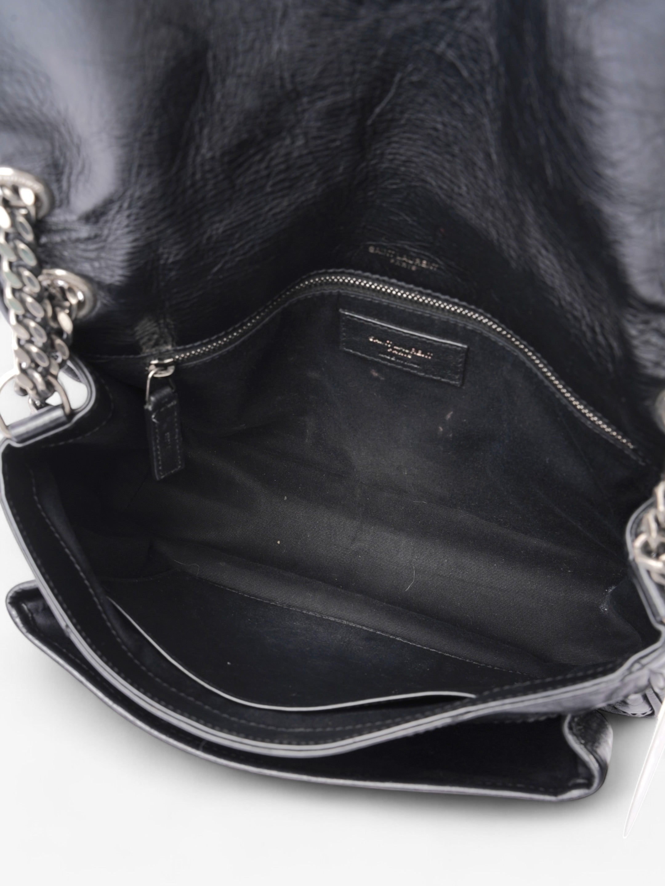 Saint Laurent Niki Black Leather Medium