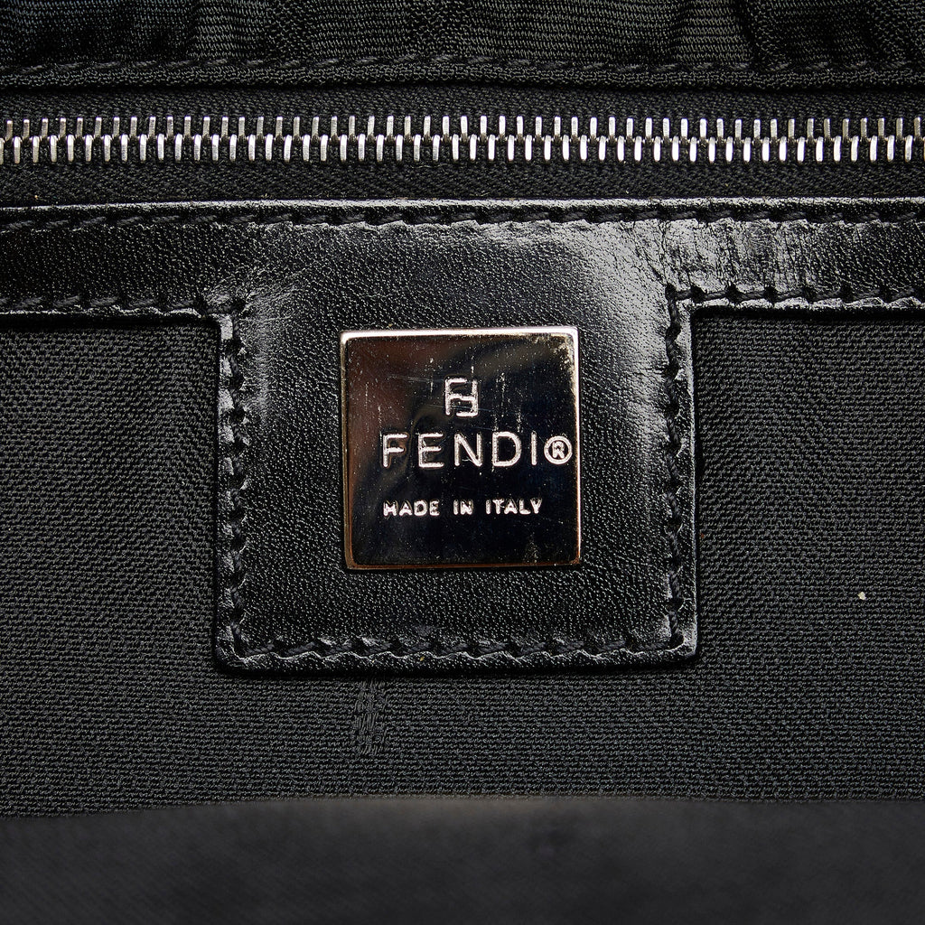 Fendi Crossbody Bag Black Zucca Canvas