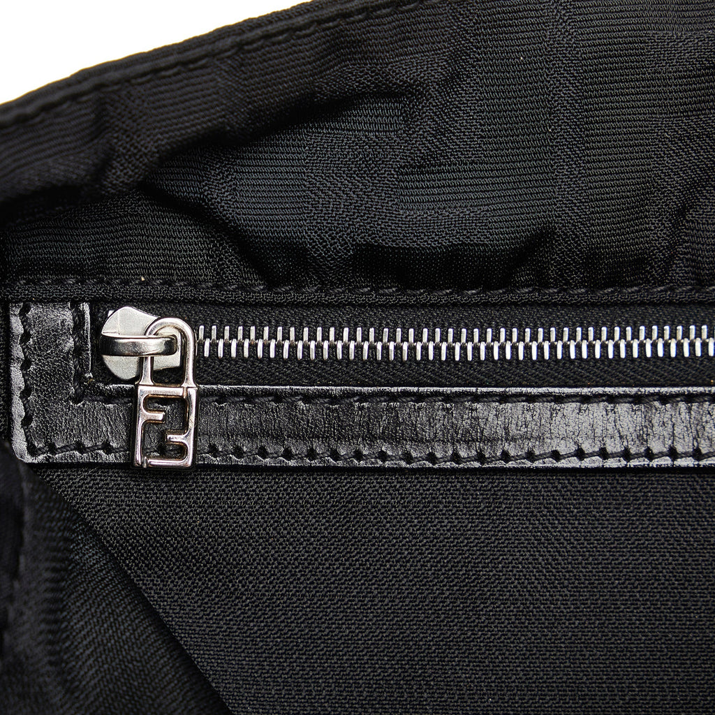 Fendi Crossbody Bag Black Zucca Canvas