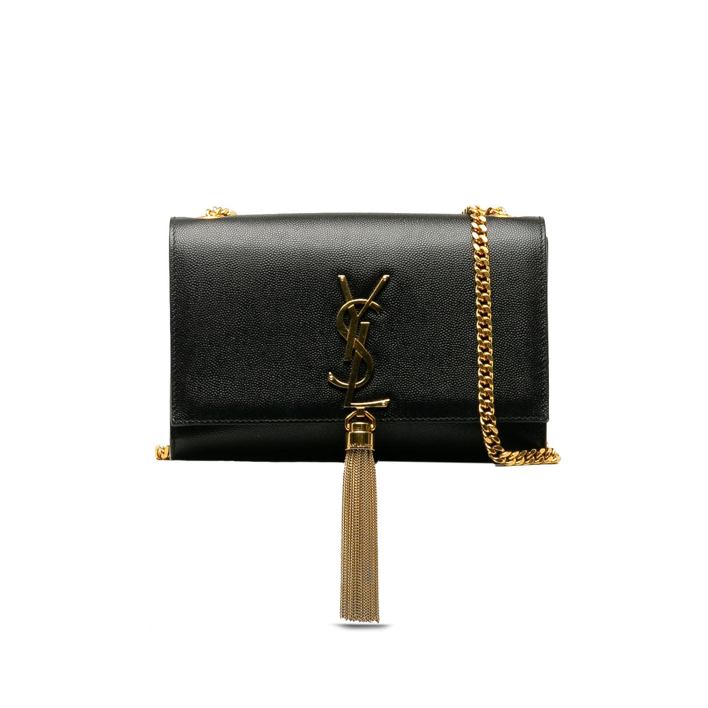 Yves Saint Laurent Kate Small Black Calfskin
