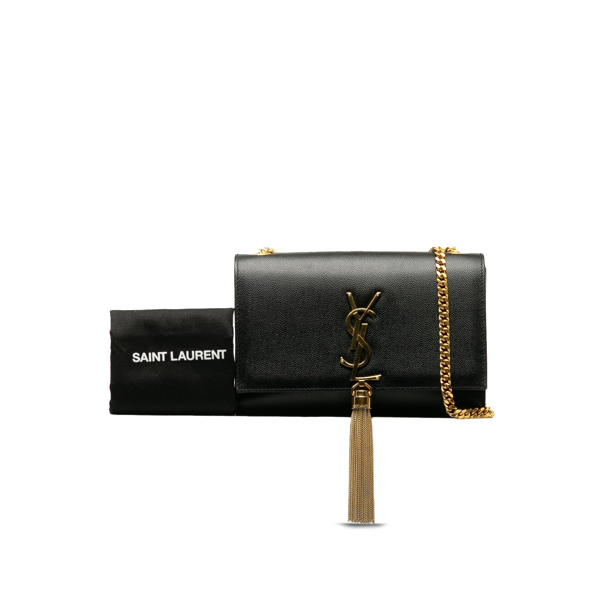 Yves Saint Laurent Kate Small Black Calfskin