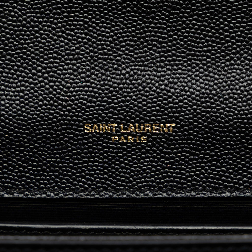 Yves Saint Laurent Kate Small Black Calfskin