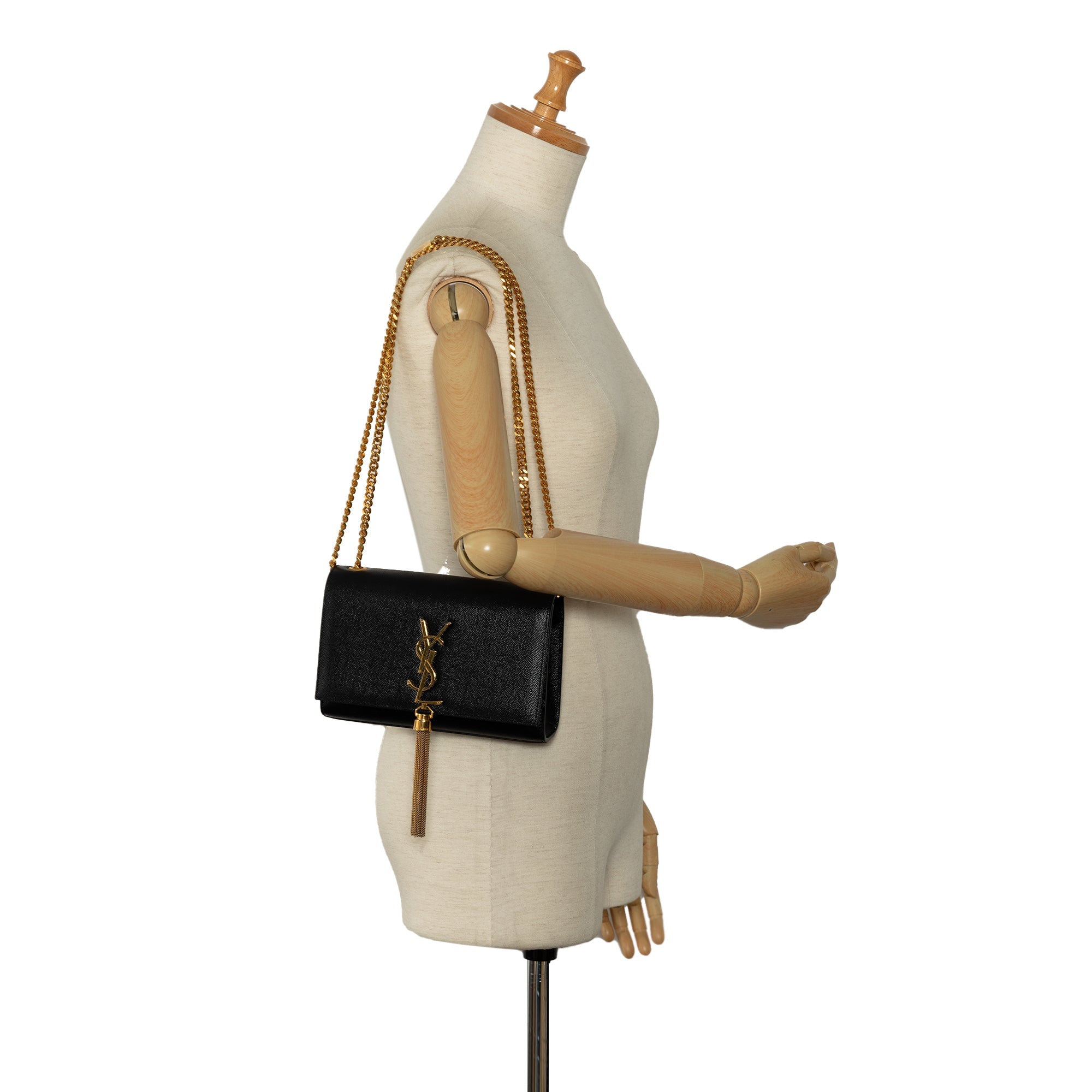 Yves Saint Laurent Kate Small Black Calfskin