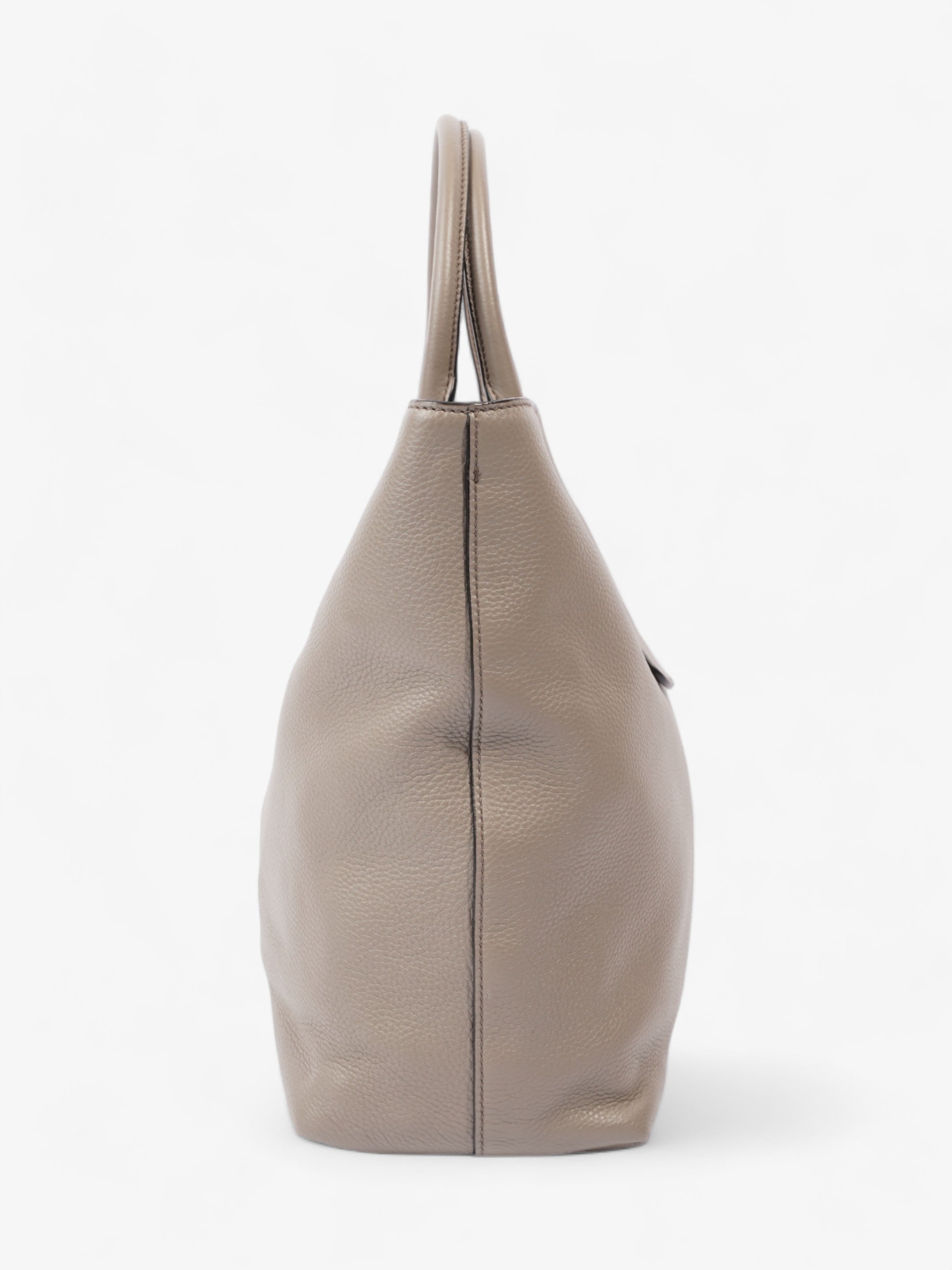 Prada Daino Grey Leather