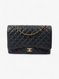 Chanel Classic Double Flap Black Caviar Leather Maxi
