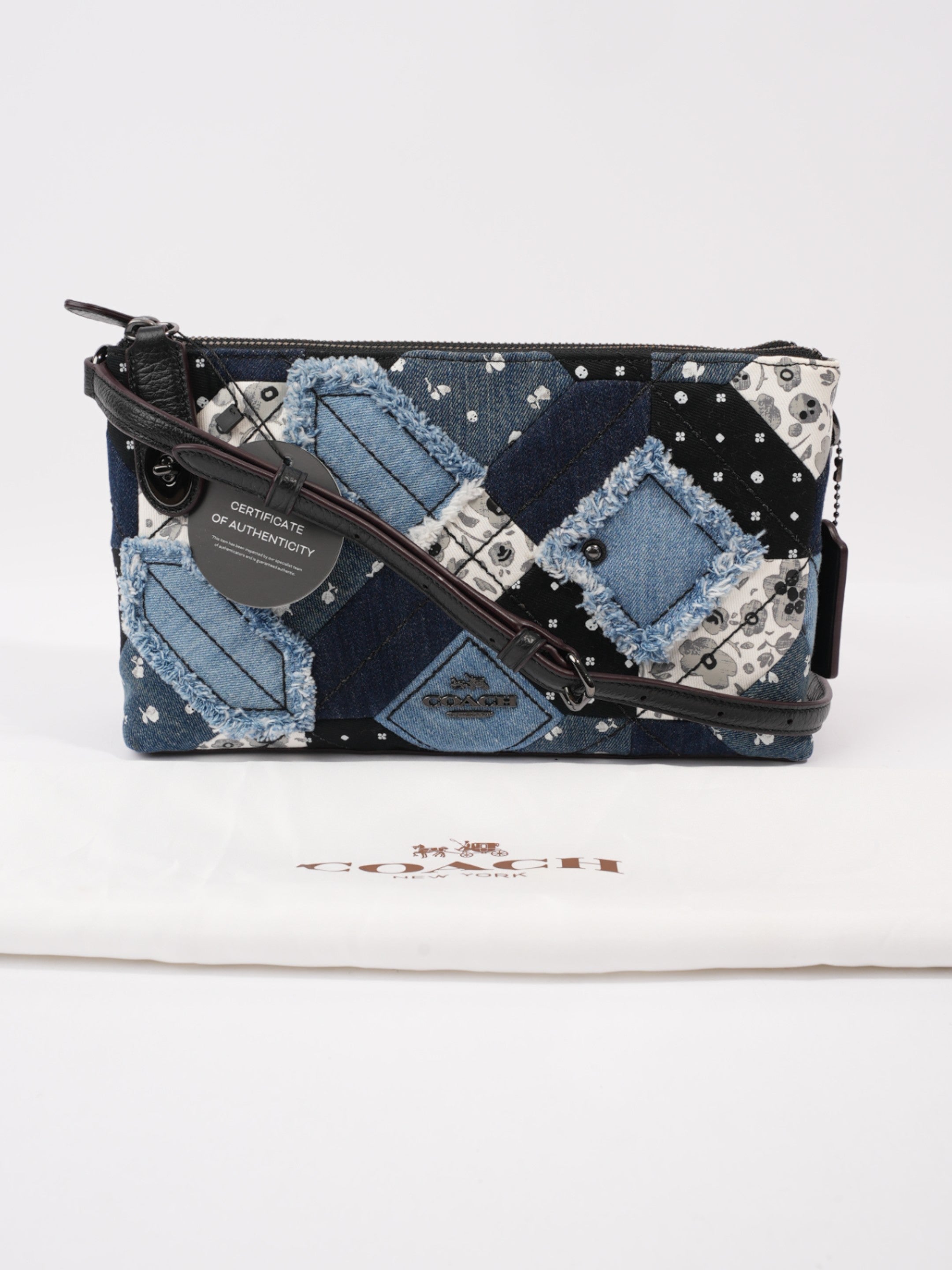 Coach Crosby Black / Blue Denim