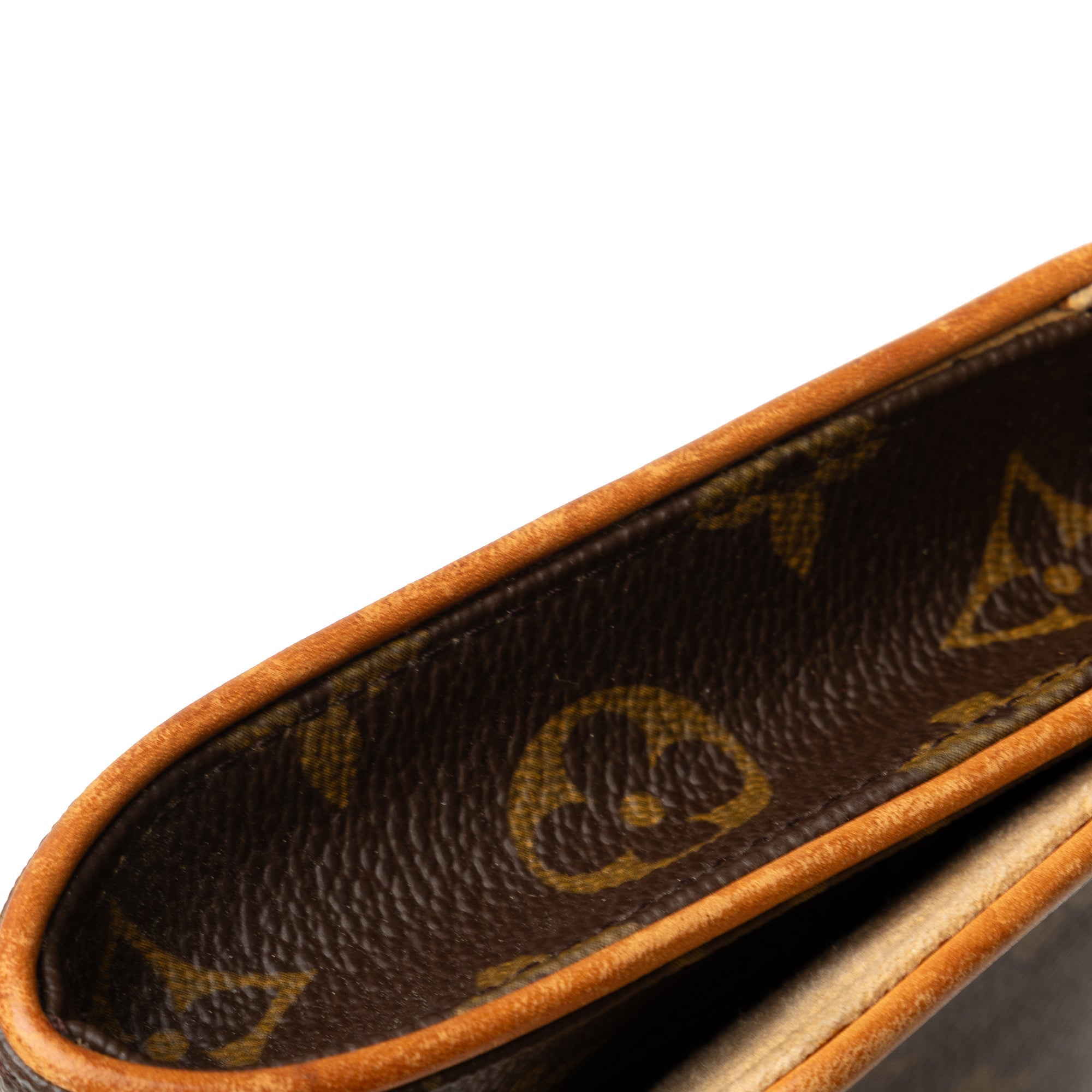 Brown Louis Vuitton Monogram Pochette Twin GM Crossbody Bag