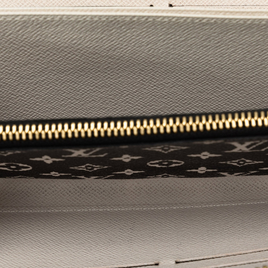 Brown Louis Vuitton Monogram Crafty Zippy Long Wallet