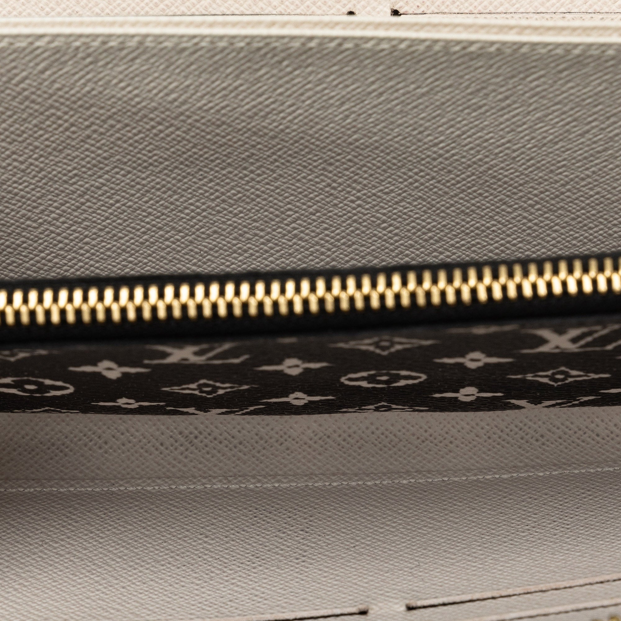 Brown Louis Vuitton Monogram Crafty Zippy Long Wallet