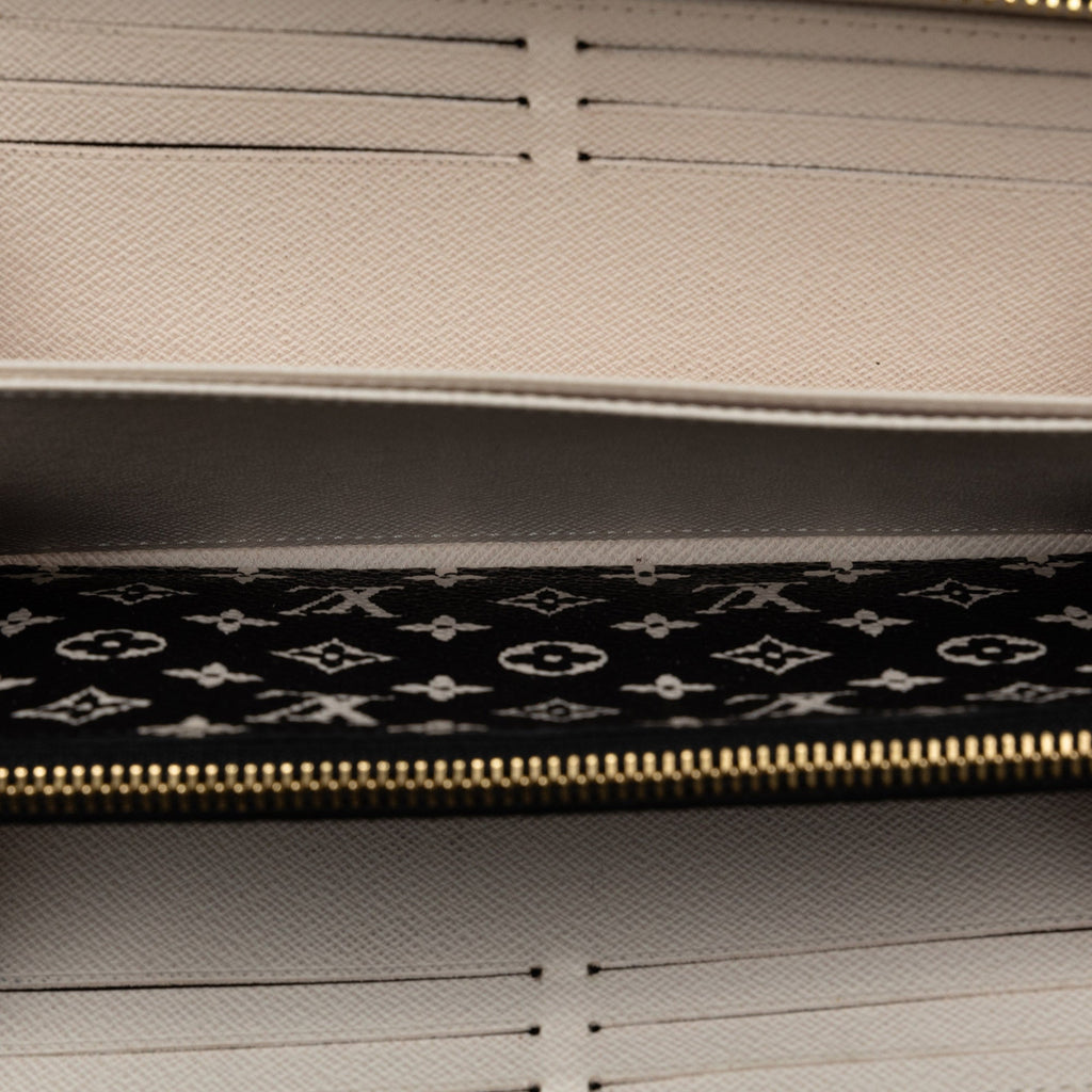 Brown Louis Vuitton Monogram Crafty Zippy Long Wallet