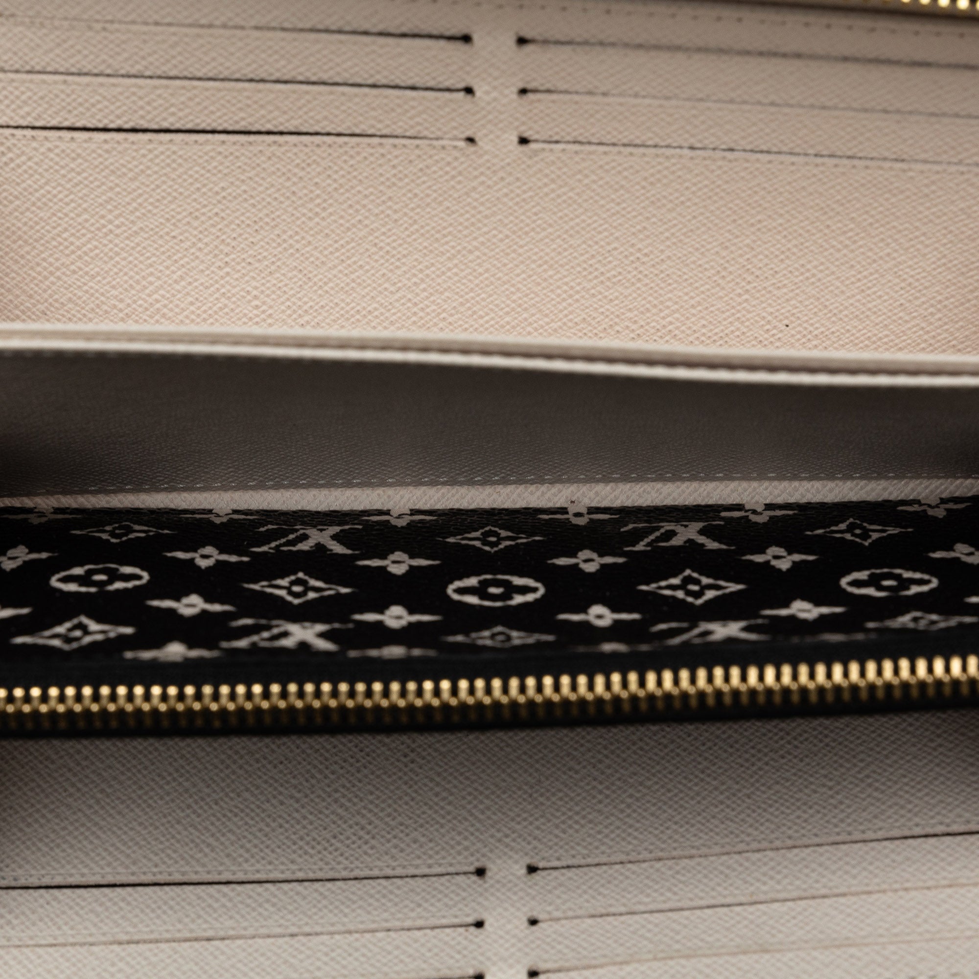 Brown Louis Vuitton Monogram Crafty Zippy Long Wallet