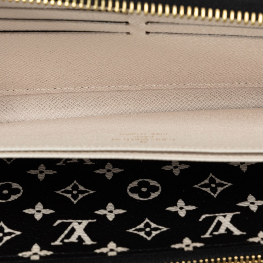 Brown Louis Vuitton Monogram Crafty Zippy Long Wallet