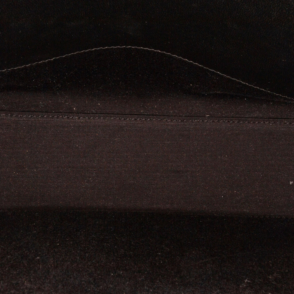 Yves Saint Laurent Uptown Tote Medium Brown Canvas
