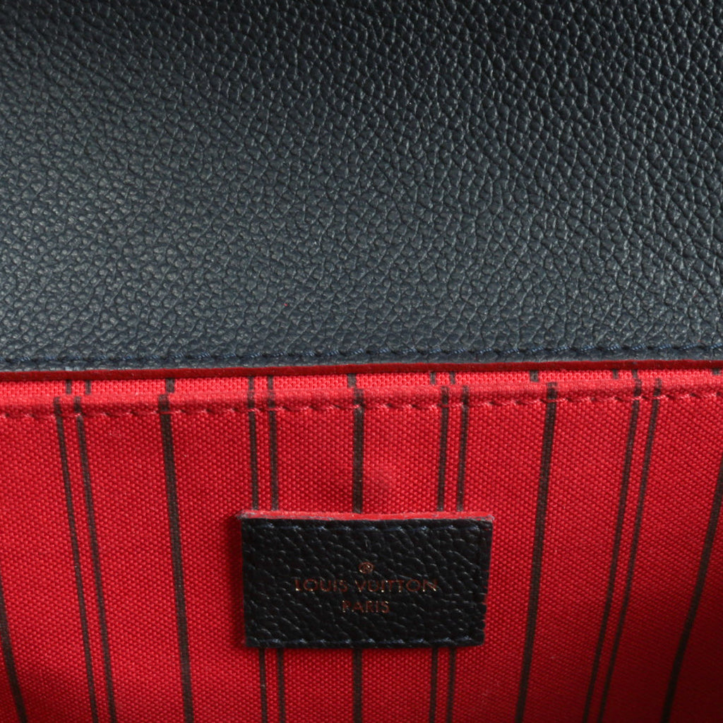 LOUIS VUITTON Monogram Empreinte Pochette Metis Blue