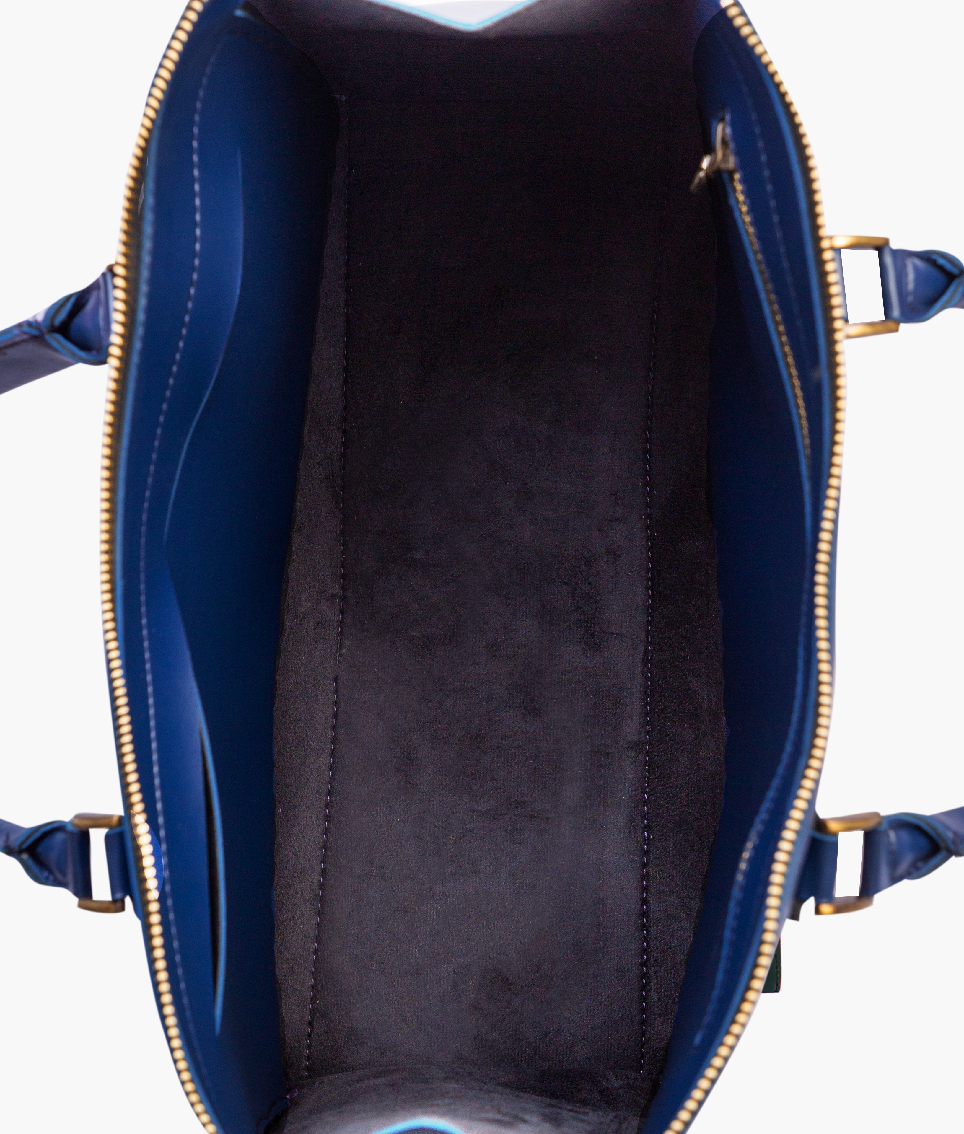 Blue workplace handbag