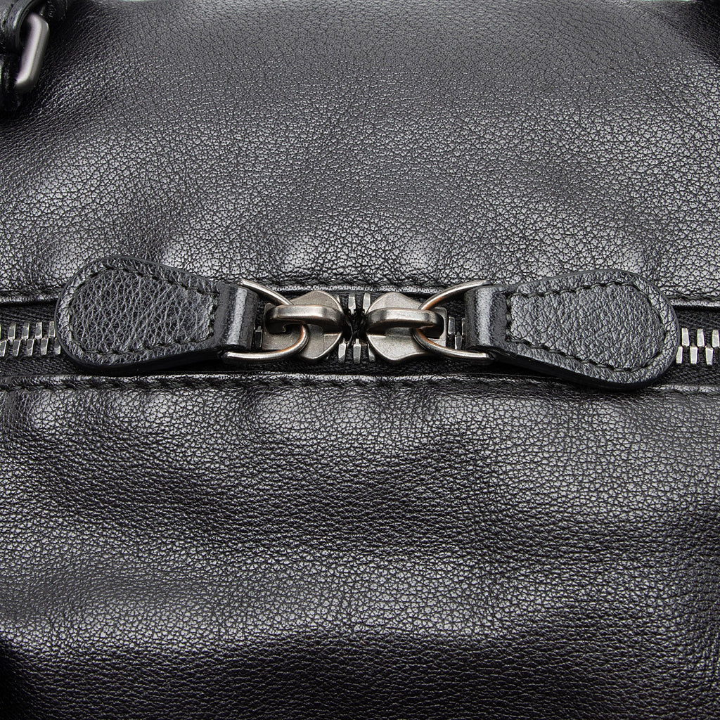 Bottega Veneta Buffalo Leather Satchel (SHF-W1iSWN)