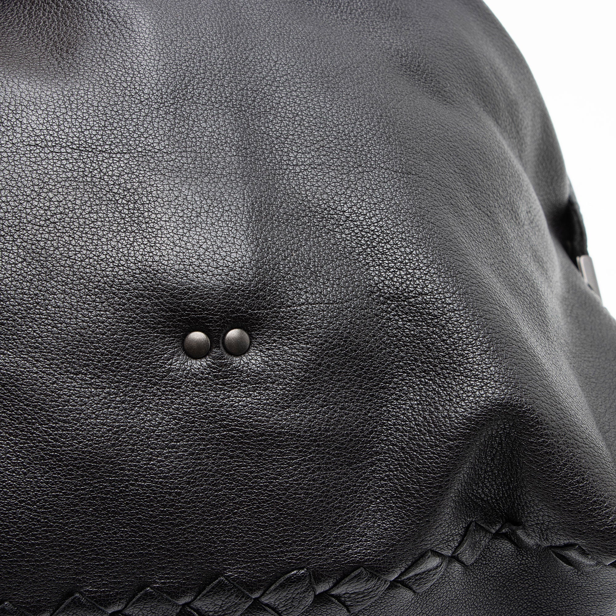 Bottega Veneta Buffalo Leather Satchel (SHF-W1iSWN)