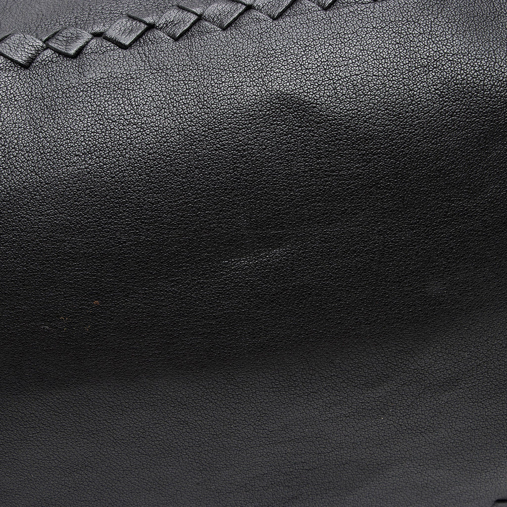 Bottega Veneta Buffalo Leather Satchel (SHF-W1iSWN)