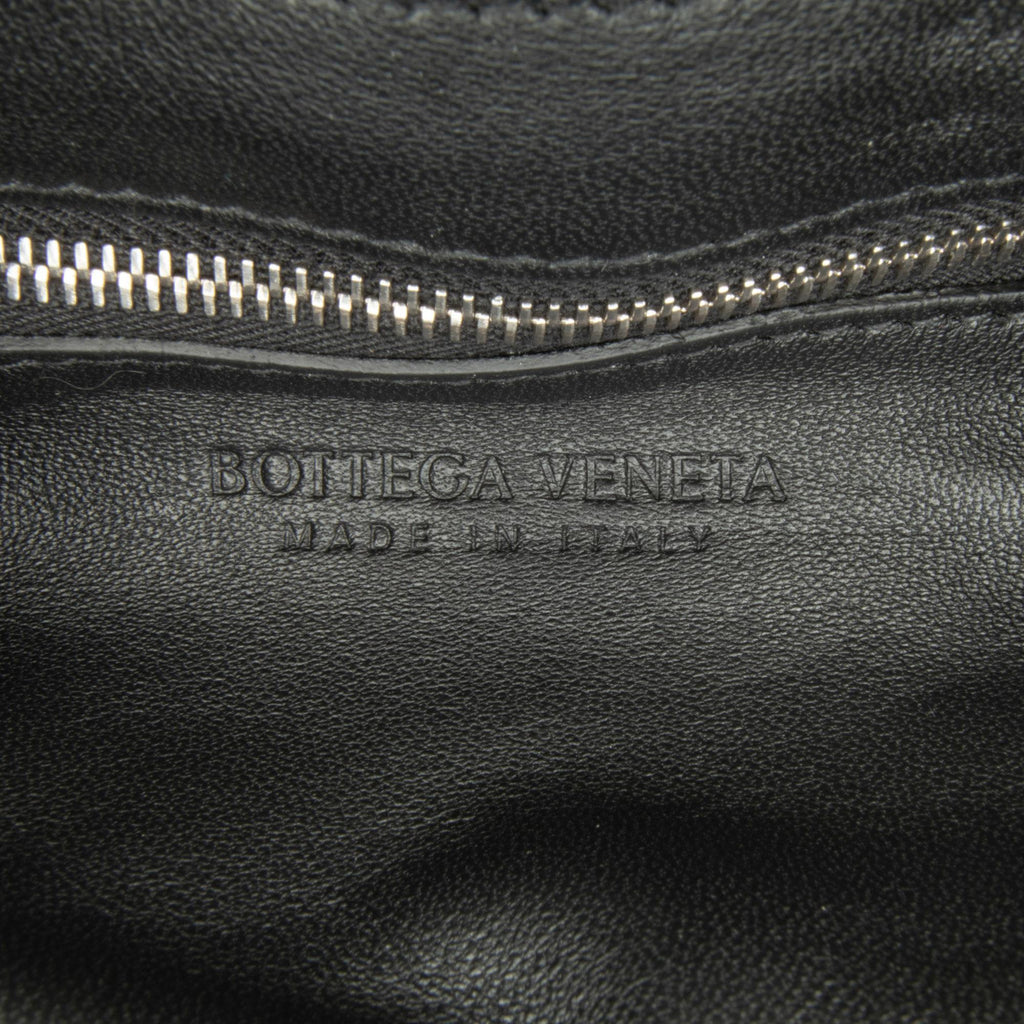 Bottega Veneta Calfskin Intrecciato Padded Chain Cassette Satchel (SHG-535Auh)