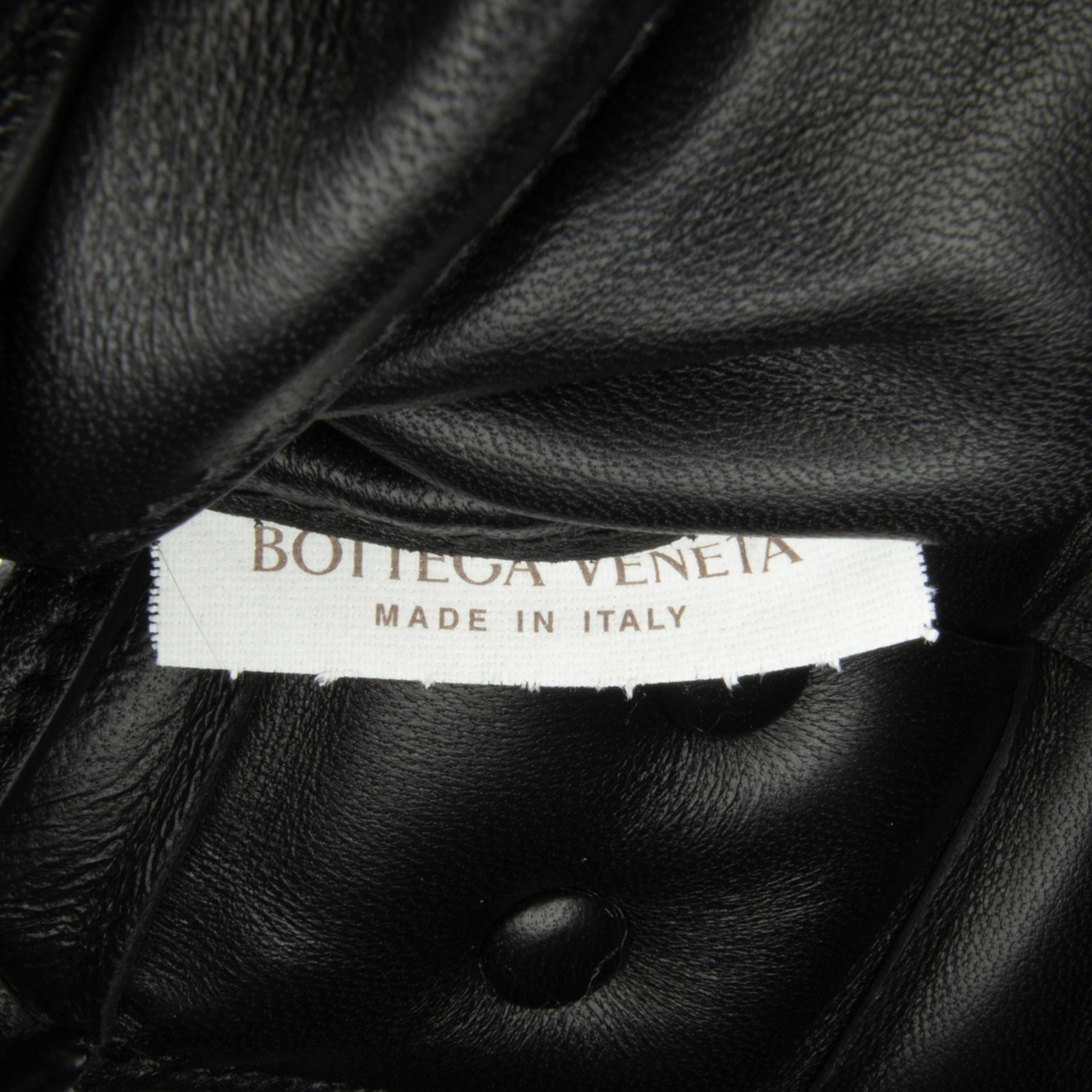 Bottega Veneta Calfskin Intrecciato Padded Chain Cassette Satchel (SHG-535Auh)