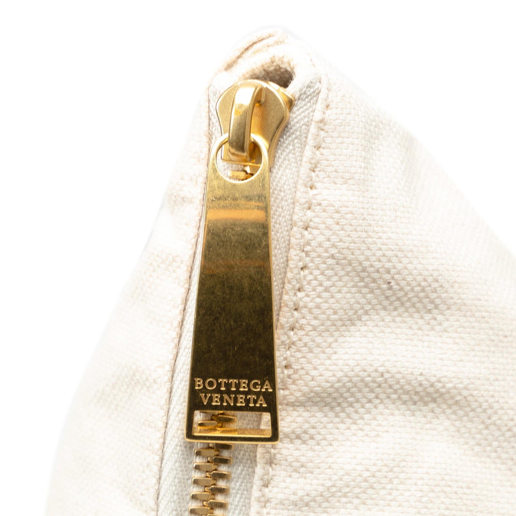 Bottega Veneta Canvas Window Woven Satchel (SHG-7SHWpr)
