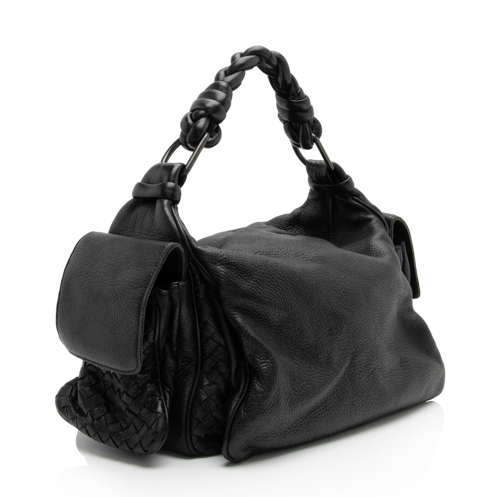 Bottega Veneta Cervo Cocker Satchel (SHF-wvkJeH)