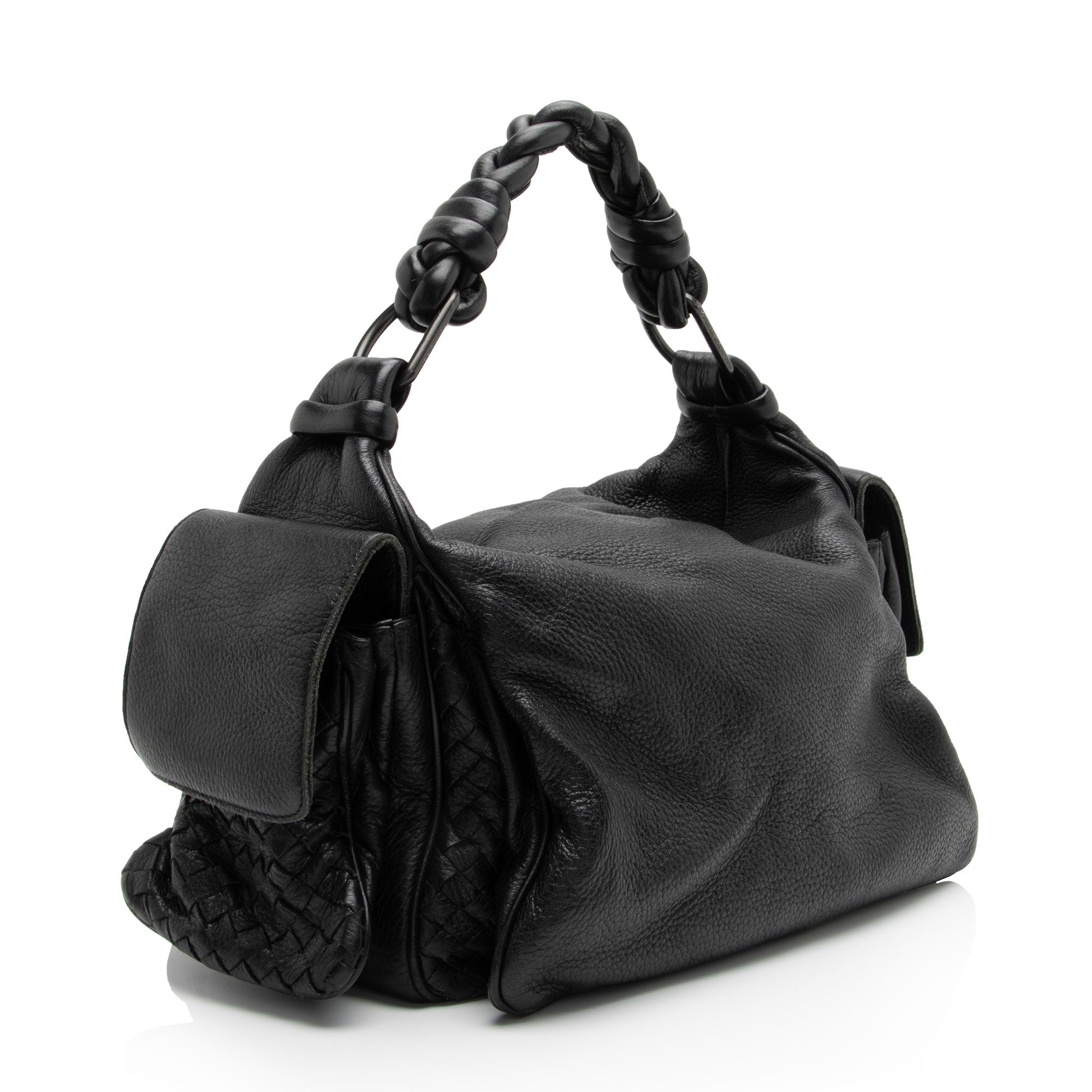 Bottega Veneta Cervo Cocker Satchel (SHF-wvkJeH)