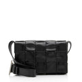 Bottega Veneta Distressed Calfskin Cassette Small Crossbody Bag (SHF-Mj13CL)