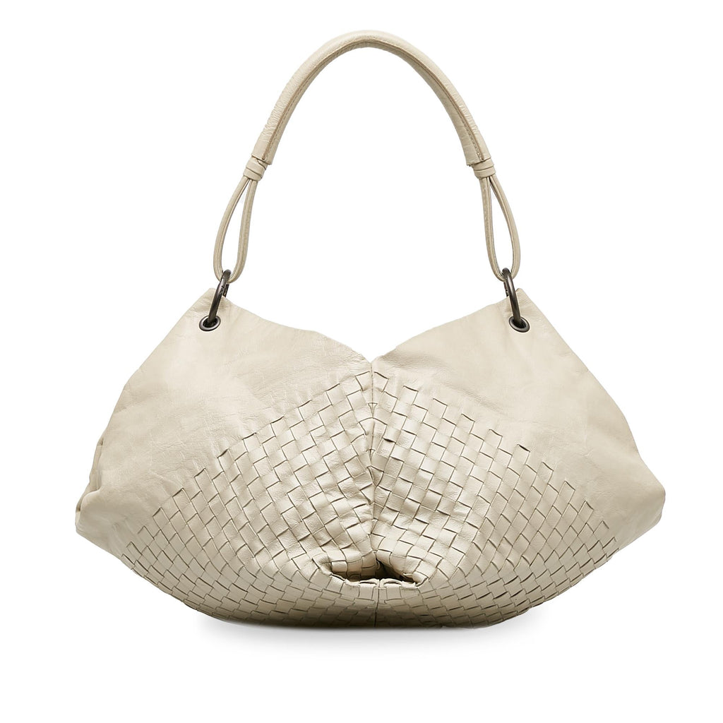 Bottega Veneta Intrecciato Aquilone Fortune Cookie Hobo (SHG-FJDG7x)