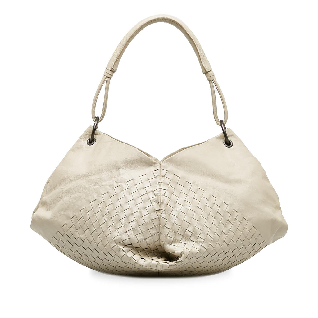 Bottega Veneta Intrecciato Aquilone Fortune Cookie Hobo (SHG-FJDG7x)