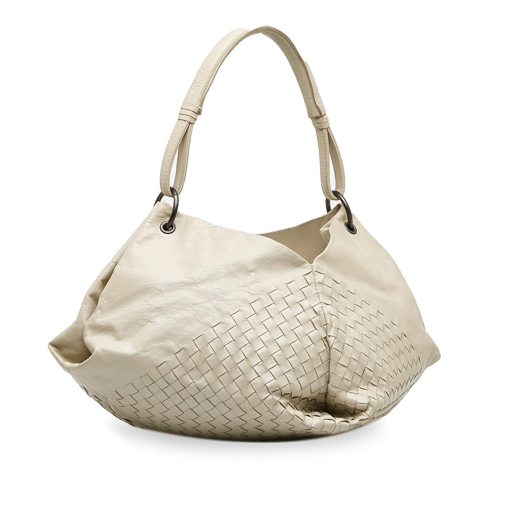 Bottega Veneta Intrecciato Aquilone Fortune Cookie Hobo (SHG-FJDG7x)