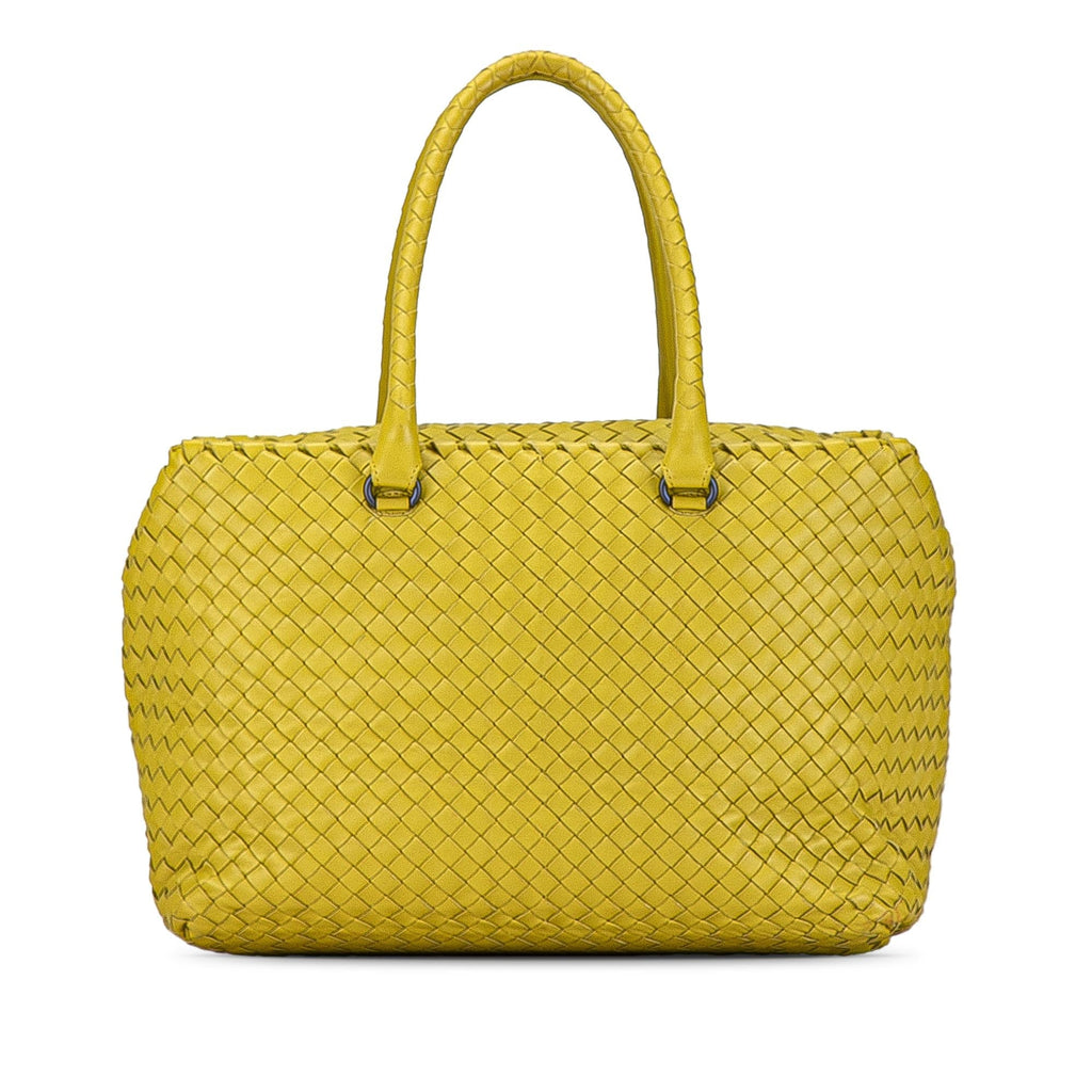 Bottega Veneta Intrecciato Brick Tote (SHG-uyGevG)