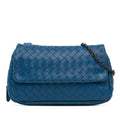 Bottega Veneta Intrecciato Chain Flap Crossbody (SHG-BqDFcj)