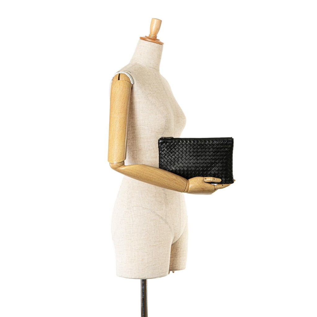 Bottega Veneta Intrecciato Clutch (SHG-aP0oLn)