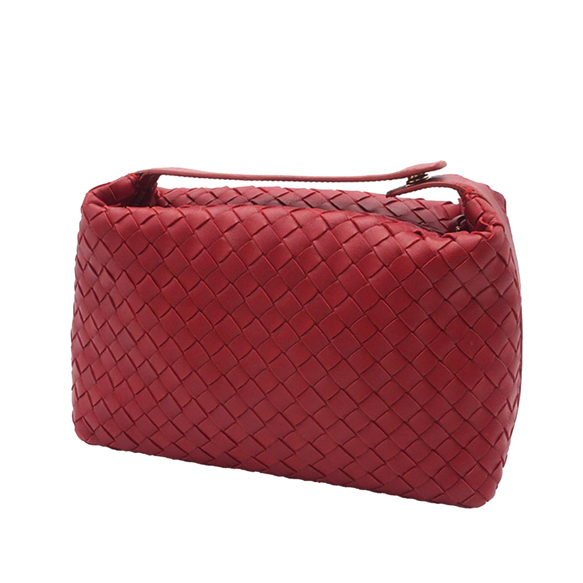 Bottega Veneta Intrecciato Cosmetic Handbag (SHG-oPg9vI)