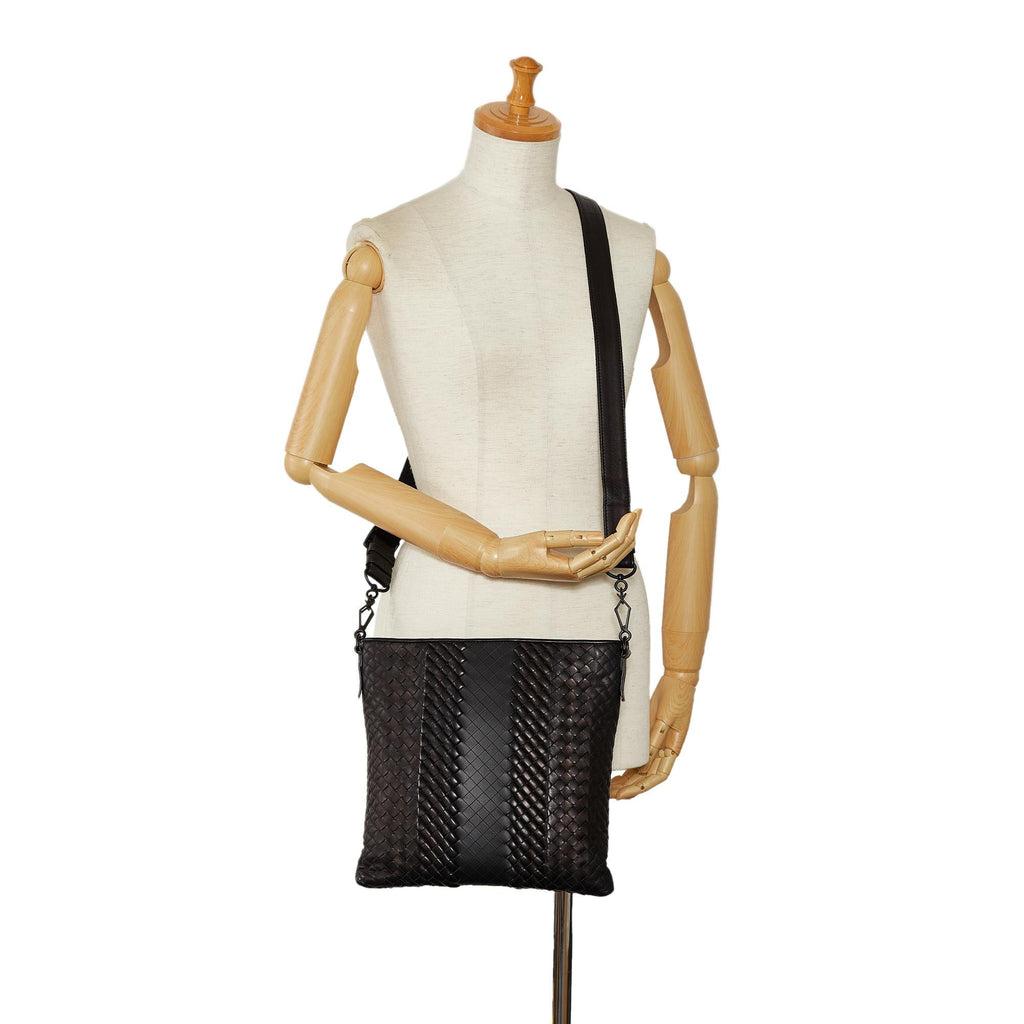 Bottega Veneta Intrecciato Crossbody Bag (SHG-6G2Liy)