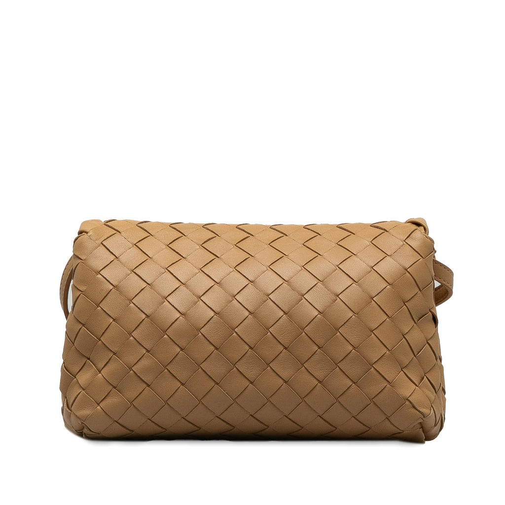 Bottega Veneta Intrecciato Flap Crossbody Bag (SHG-zM1bxm)