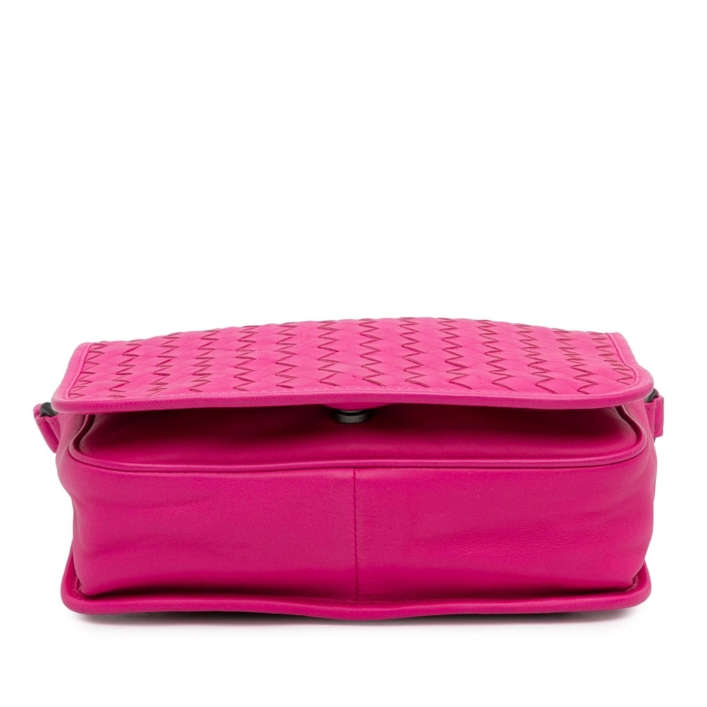 Bottega Veneta Intrecciato Flap Crossbody (SHG-gjb59x)