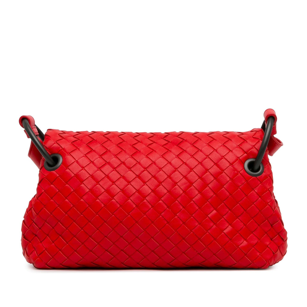 Bottega Veneta Intrecciato Flap Crossbody (SHG-XBGpUp)