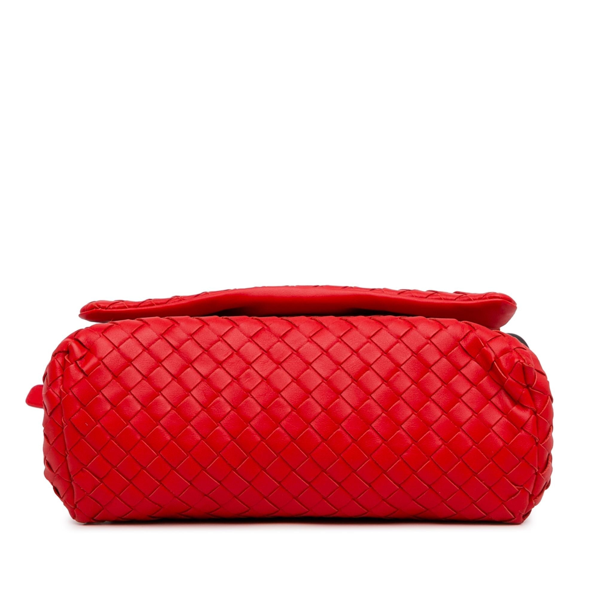 Bottega Veneta Intrecciato Flap Crossbody (SHG-XBGpUp)