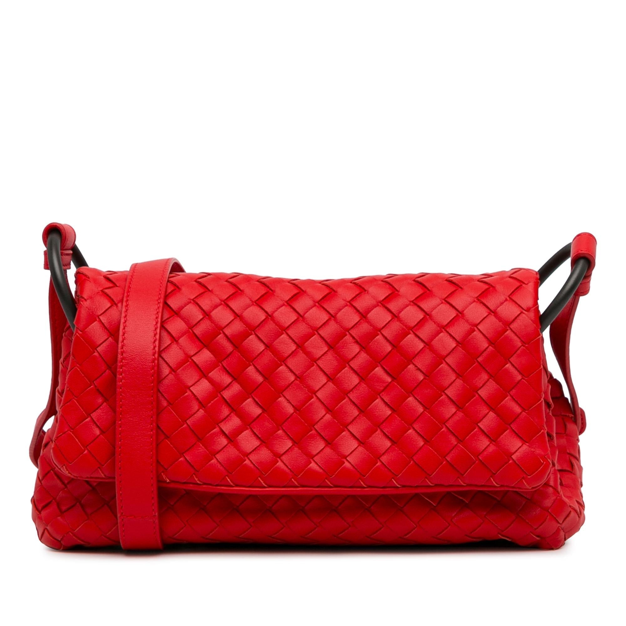 Bottega Veneta Intrecciato Flap Crossbody (SHG-XBGpUp)