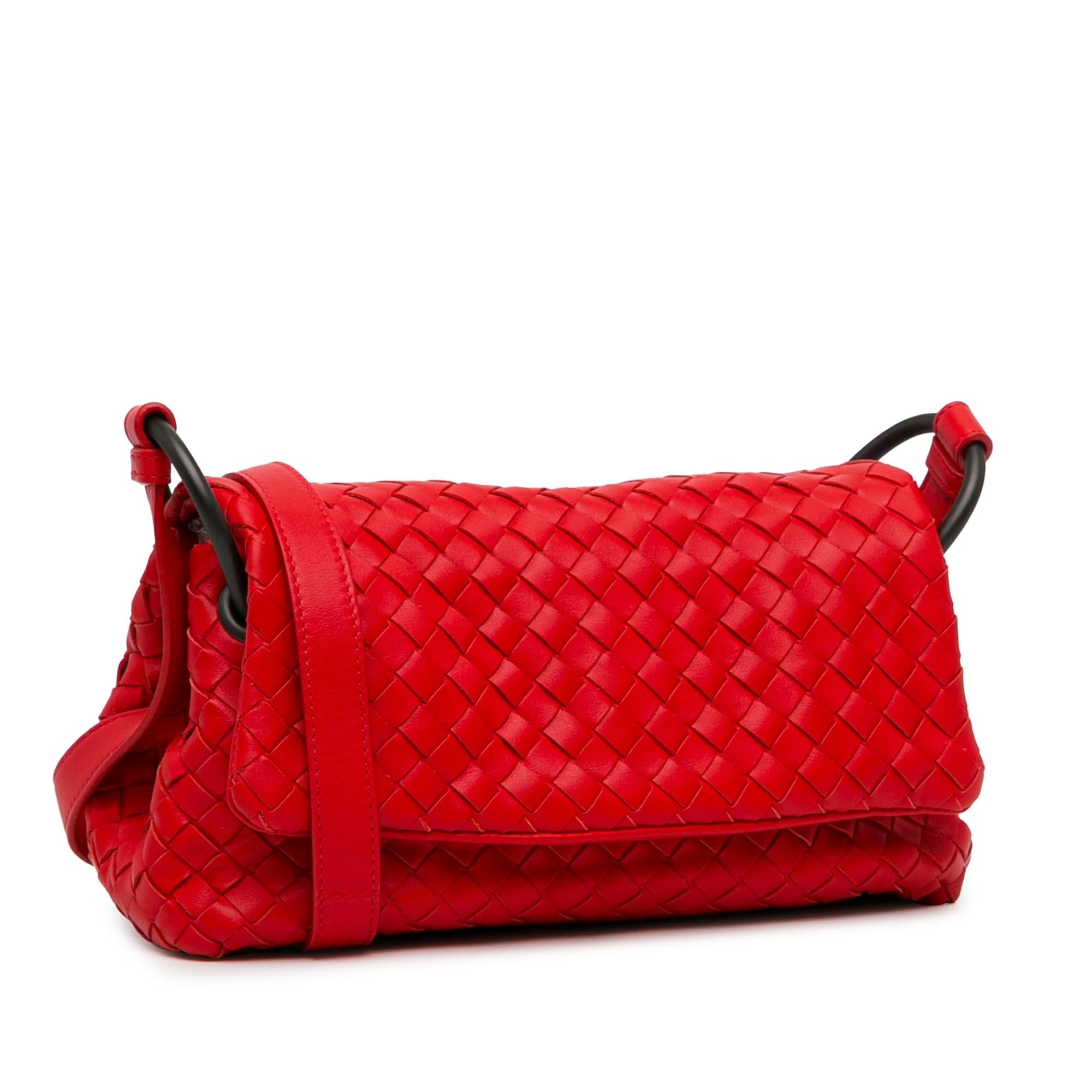 Bottega Veneta Intrecciato Flap Crossbody (SHG-XBGpUp)