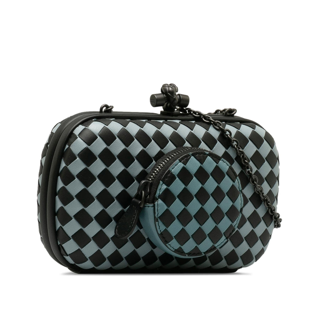 Bottega Veneta Intrecciato Knot Clutch (SHG-C92NFH)