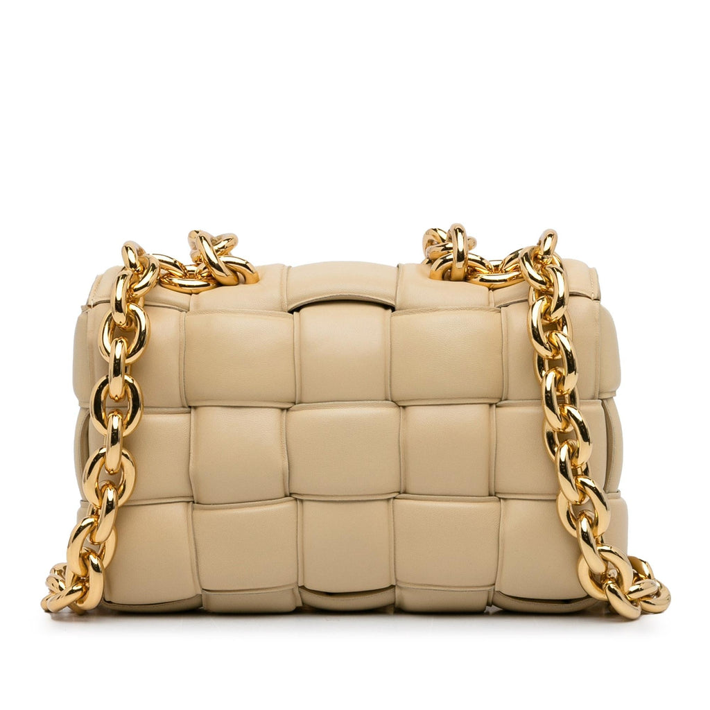 Bottega Veneta Intrecciato Lambskin Padded Chain Cassette (SHG-hg8jMi)