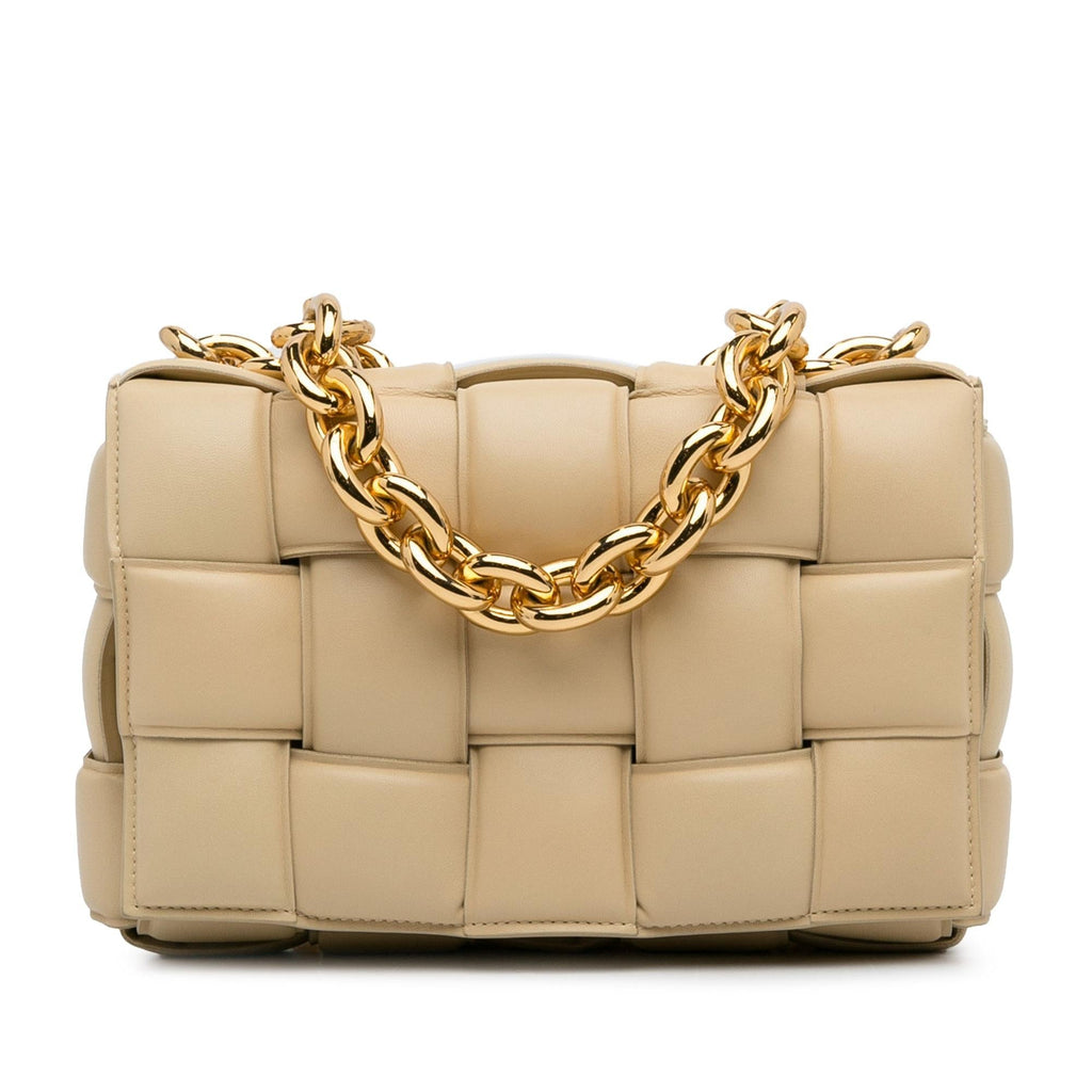 Bottega Veneta Intrecciato Lambskin Padded Chain Cassette (SHG-hg8jMi)