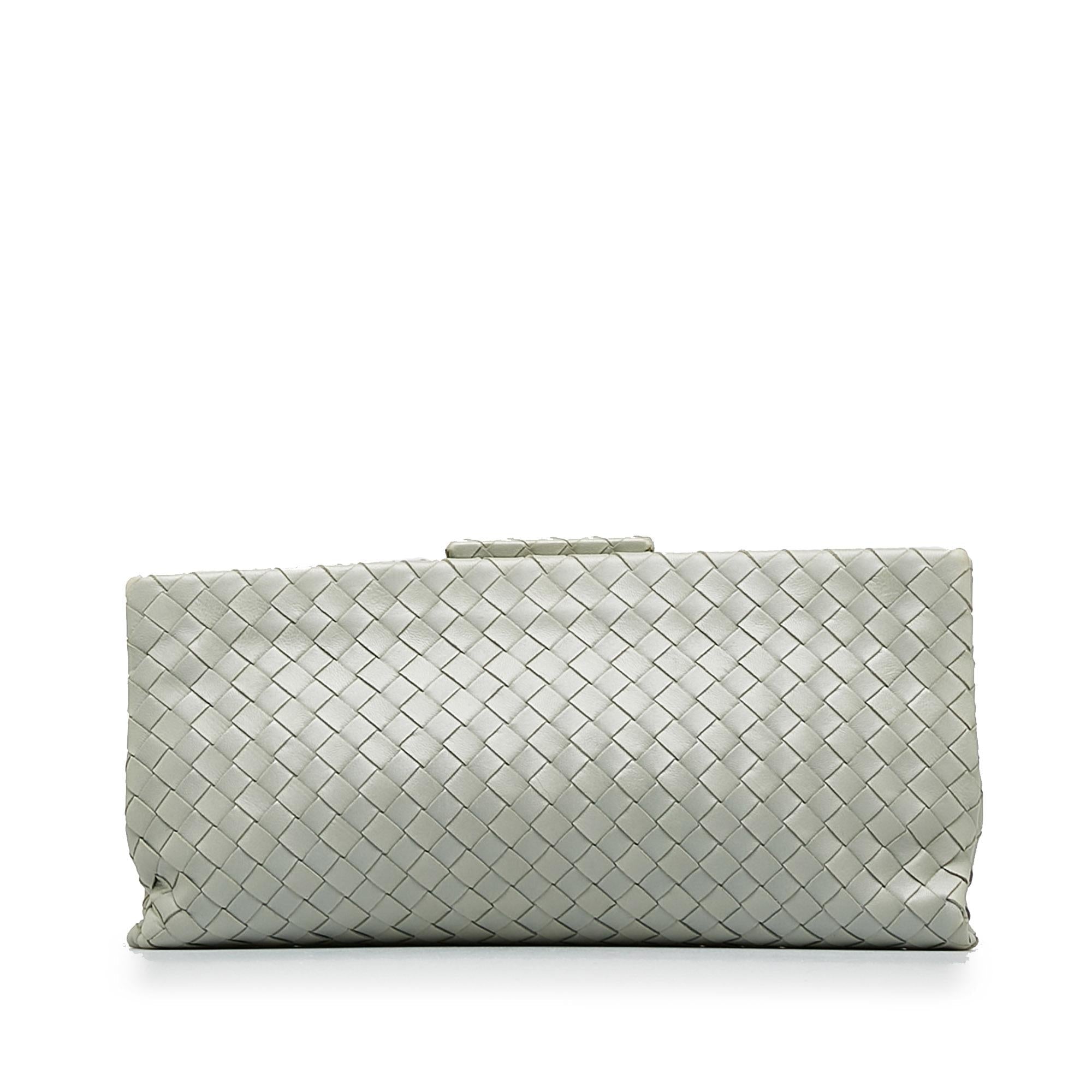 Bottega Veneta Intrecciato Leather Clutch Bag (SHG-yflJnS)
