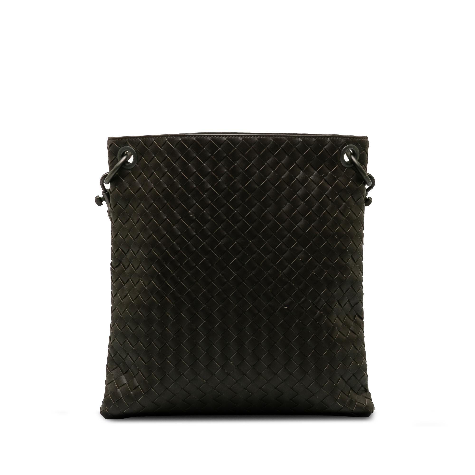 Bottega Veneta Intrecciato Leather Crossbody Bag (SHG-4POfh3)